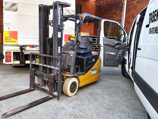 Jabek Forklifts, forklift, scissor lift, emergency repair, onsite